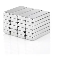 KUANGYE - Imanes neodimio Rectangular 15 Unds De 30x10x4mm