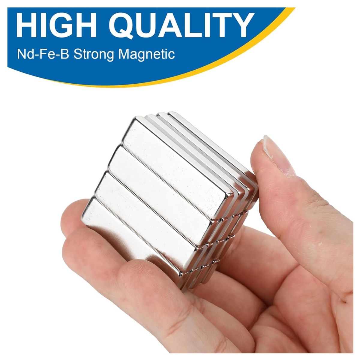 KUANGYE - Imanes neodimio Rectangular 15 Unds De 30x10x4mm