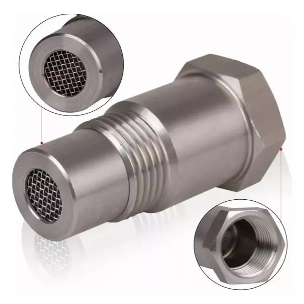 KUANGYE - Mini Catalizador Sensor De Oxigeno Apaga Codigo P0420 P0430