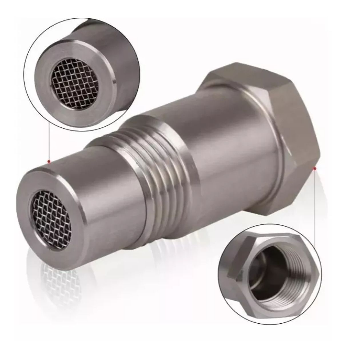 KUANGYE - Mini Catalizador Sensor De Oxigeno Apaga Codigo P0420 P0430