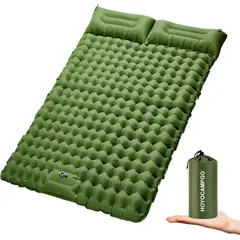 PUREPOWER - Colchón Inflable Doble Para Acampar Colchoneta Autoinflable