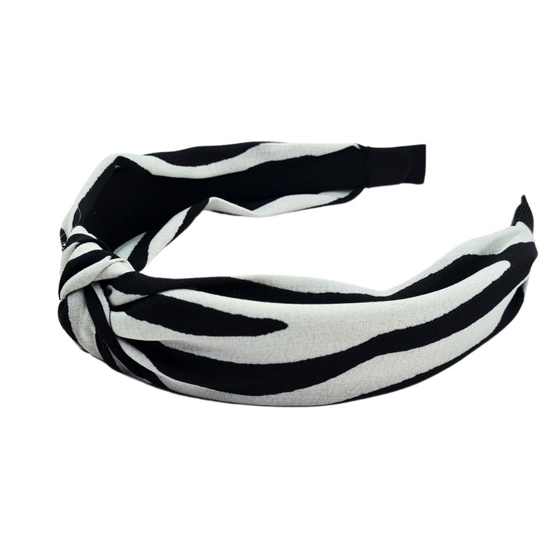 COLETTE - Diadema Rigido Nudo Estmapado Cebra Colores Varios