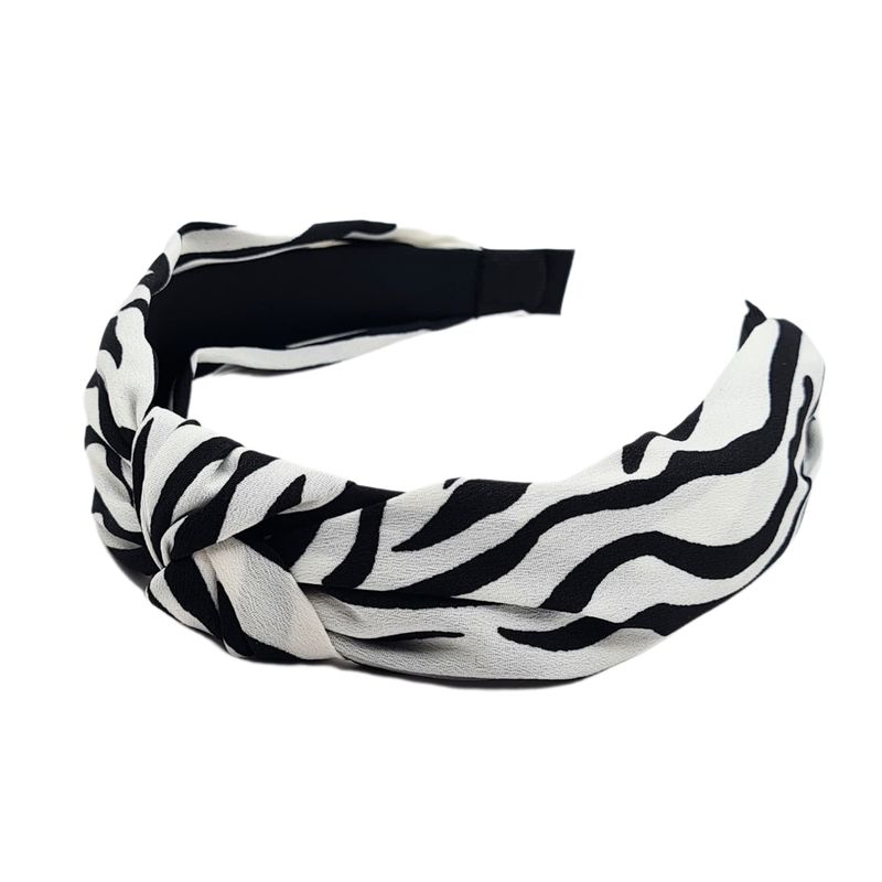 COLETTE - Diadema Rigido Nudo Estmapado Cebra Colores Varios