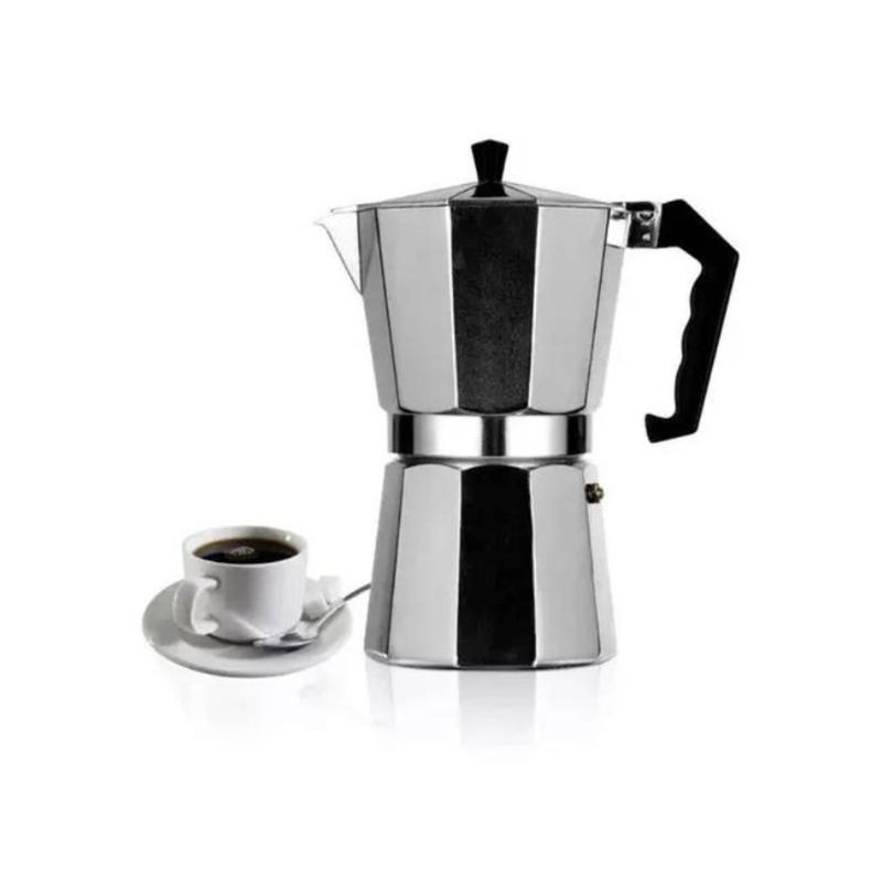GENERICO - CAFETERA CHICA ACERO INOXIDABLE