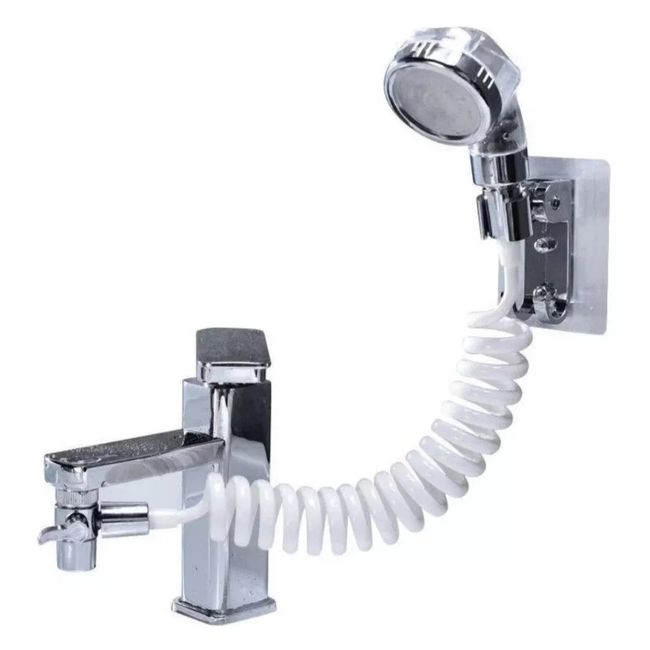 GENERICO - Cabezal Grifo De Lavado Externo Retráctil Ducha