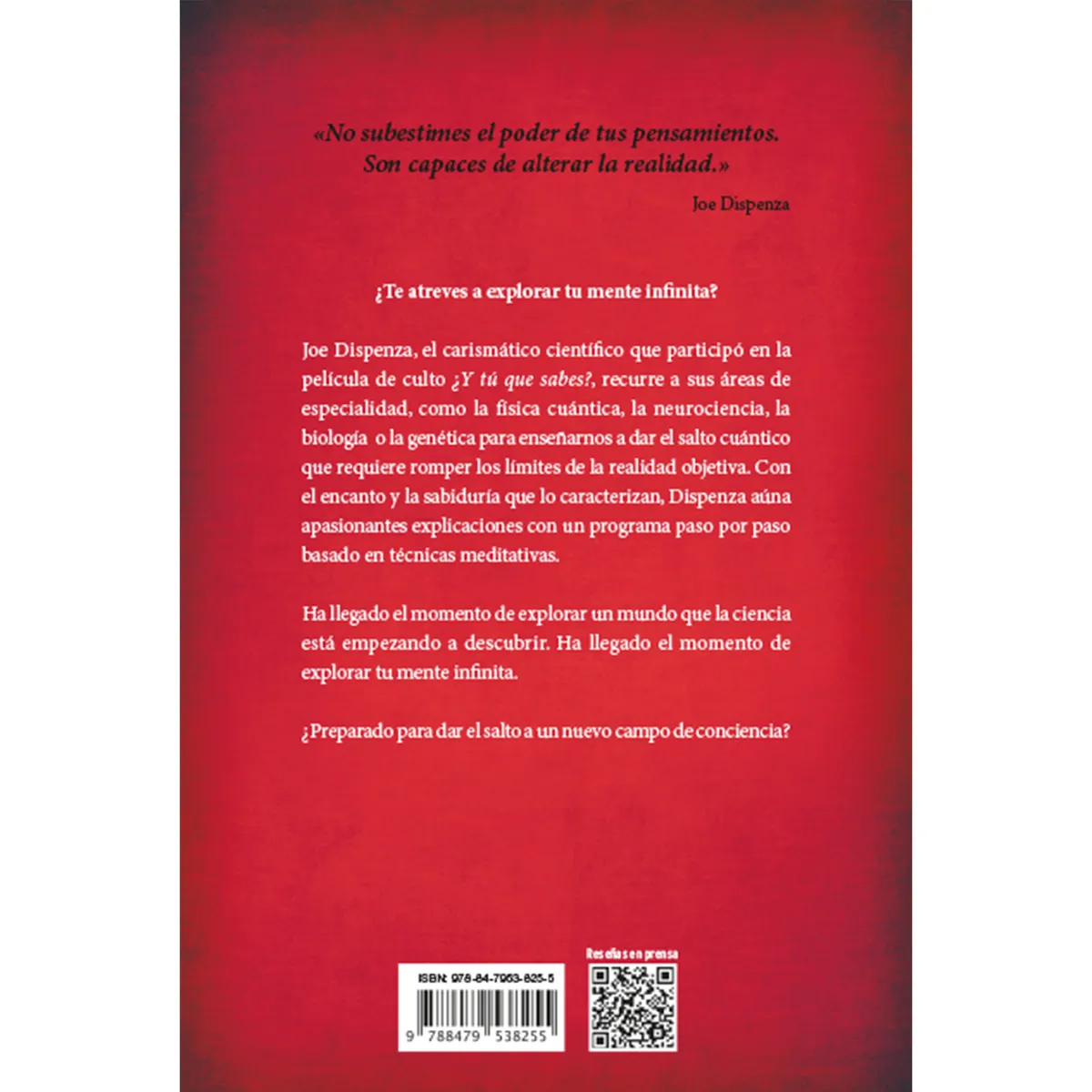 EDICIONES URANO - LIBRO Deja De Ser Tu Joe Dispenza