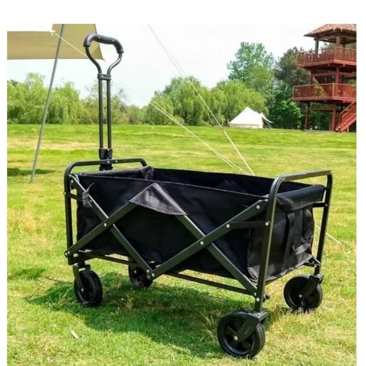 GENERICO - Carrito Plegable Ideal Para El Camping