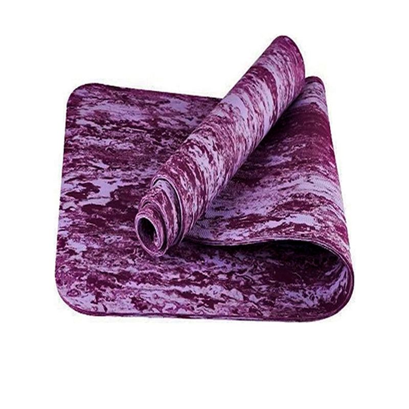 GENERICO - Mat de Yoga TPE Camuflado - Morado - 901