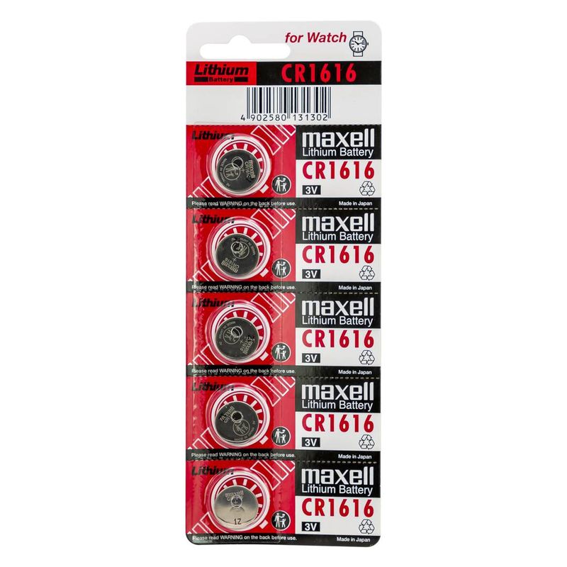MAXELL - Blister 5 Pilas Litio 3V Maxell Cr1620 MAXELL