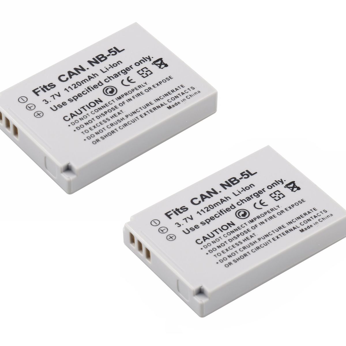 GENERICO - 2 BATERÍAS NB-5L CANON ALTERNATIVA