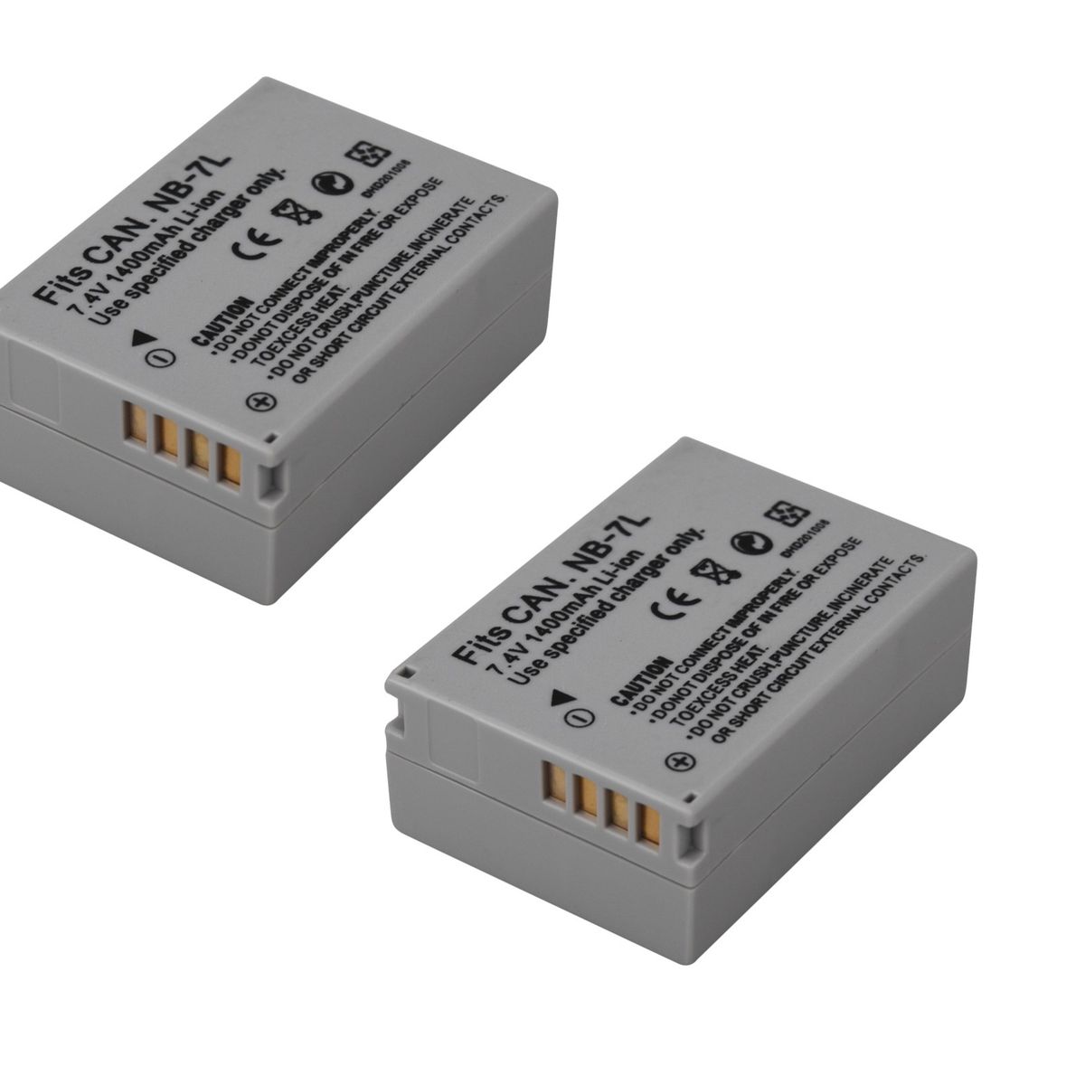 GENERICO - 2 BATERÍAS NB-7L CANON ALTERNATIVAS