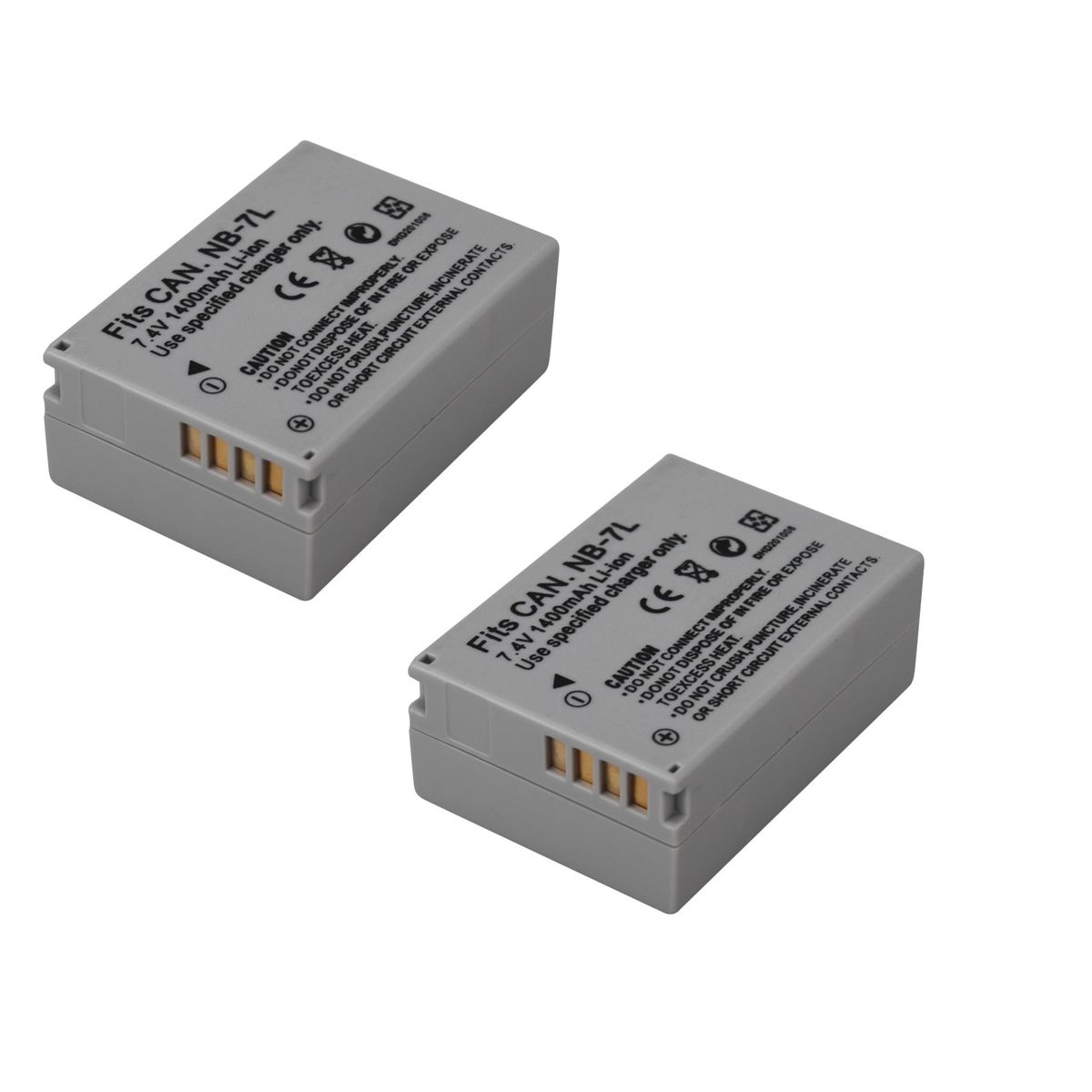 GENERICO - 2 BATERÍAS NB-7L CANON ALTERNATIVAS