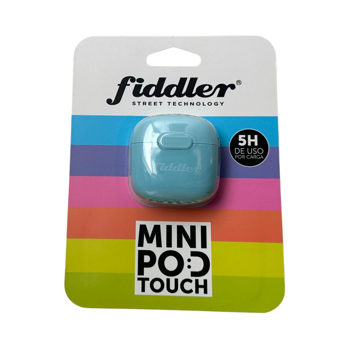 FIDDLER - Audifono Fiddler Colors Azul Mini Pod Touch Inalambrico FIDDLER