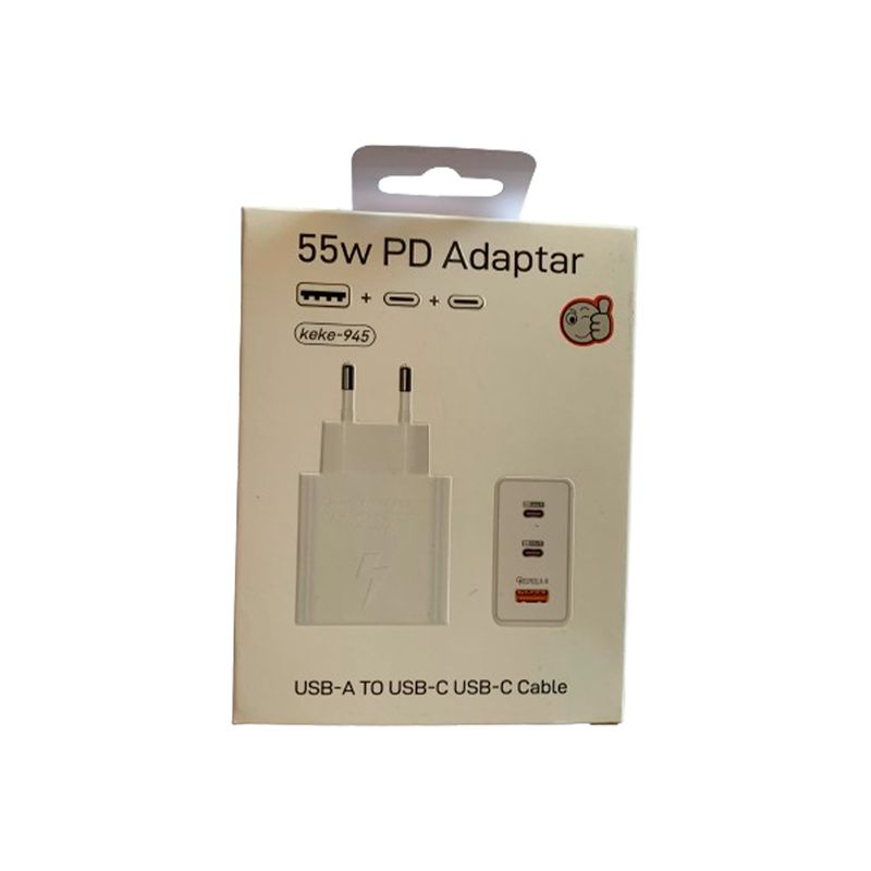 GENERICO - Cargador PD Adaptador de 55W