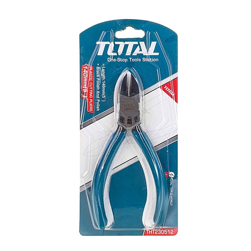 TOTAL TOOLS - Alicate Cortante Corte Diagonal 5 Pulgadas Total Tht230512