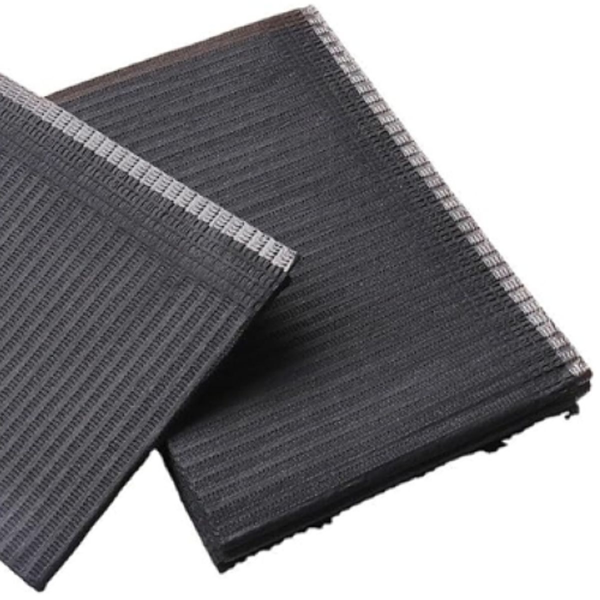 GENERICO - SERVILLETA BABERO DENTAL NEGRO X125 UNIDADES