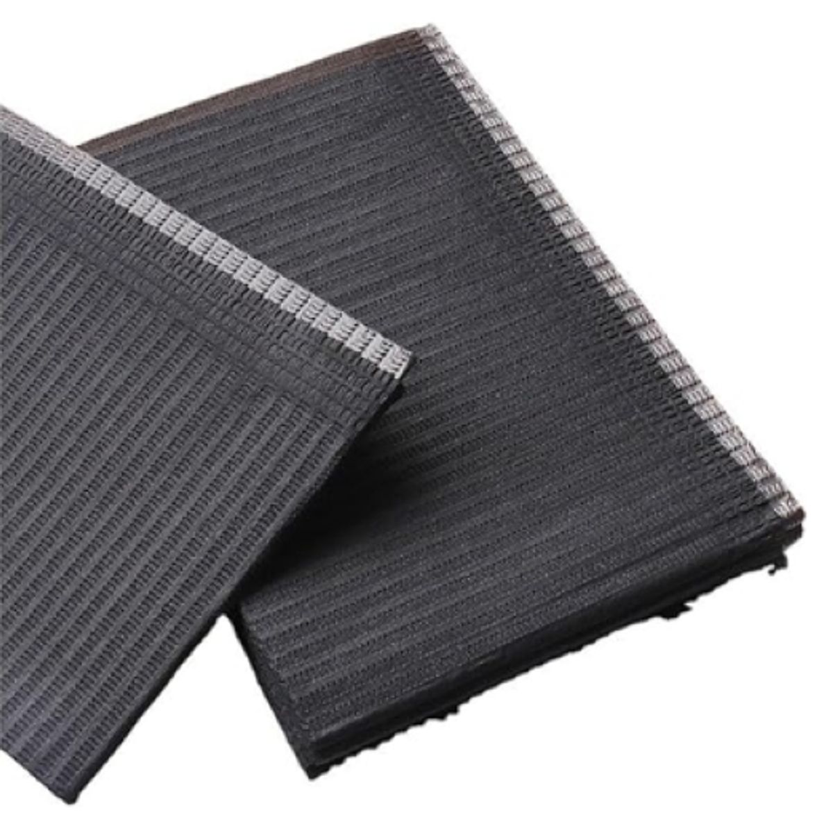 GENERICO - SERVILLETA BABERO DENTAL NEGRO X125 UNIDADES