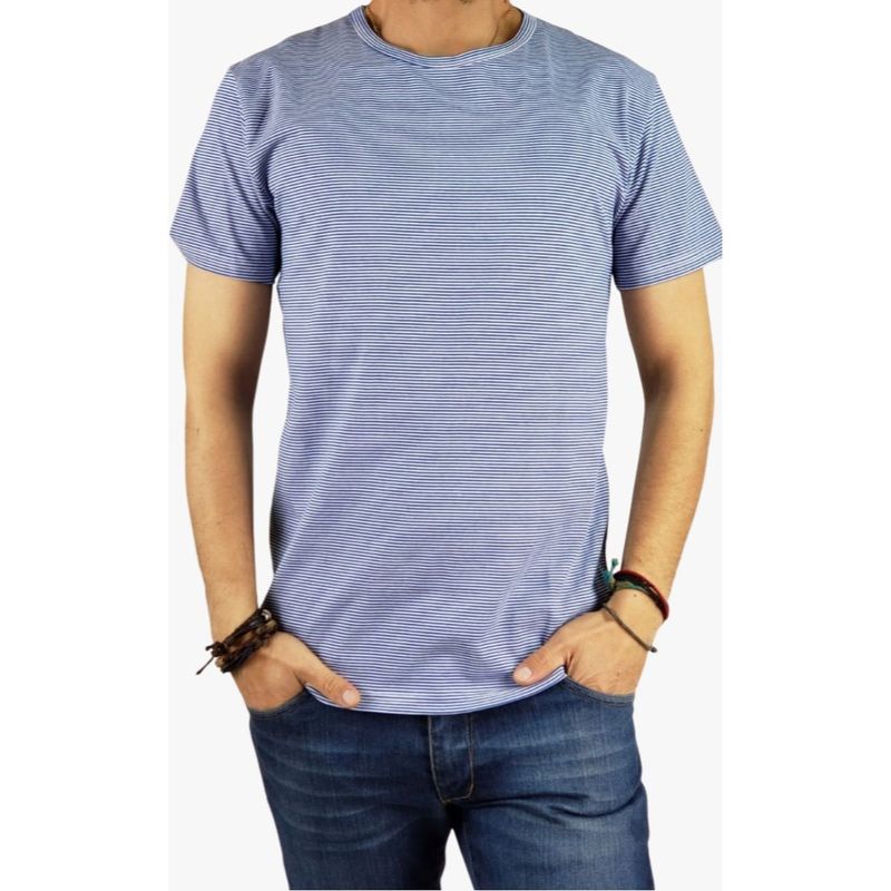 MPROPIA - Polera Manga Corta Algodón Hombre Diseño Calidad Lineas 145