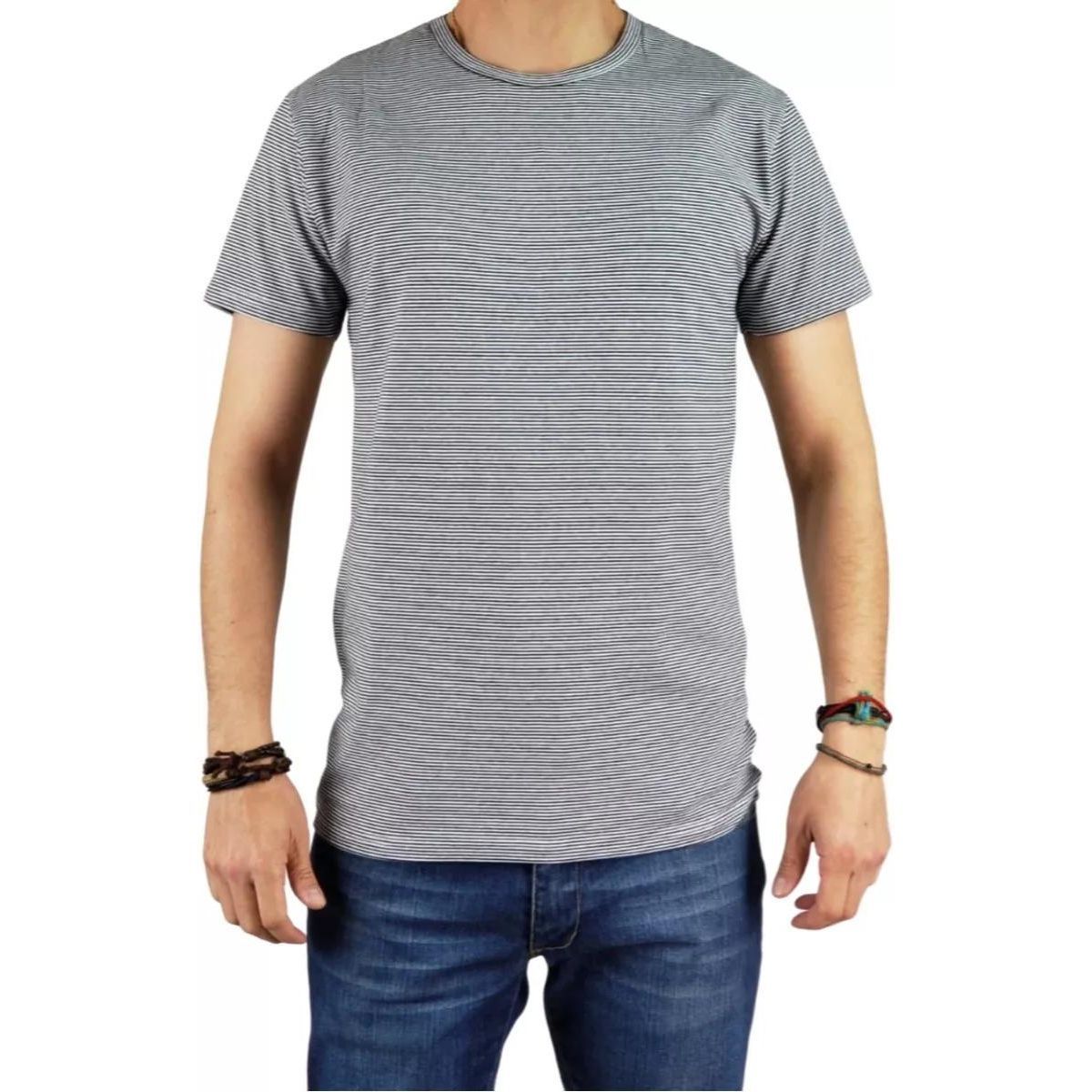 LOOK SHOP - Polera Manga Corta Algodón Hombre Diseño Calidad Lineas 145