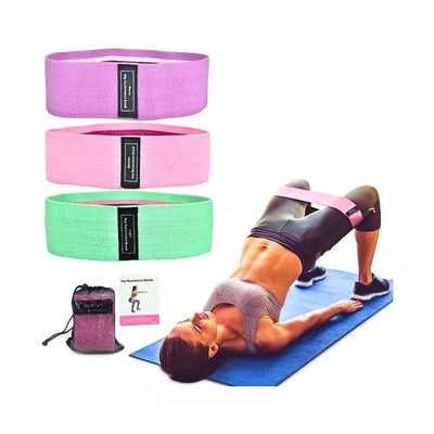 Imagen 2 del producto Pack 3 Bandas Elásticas + 2 Mancuernas 2 Kg C/u Resistencia