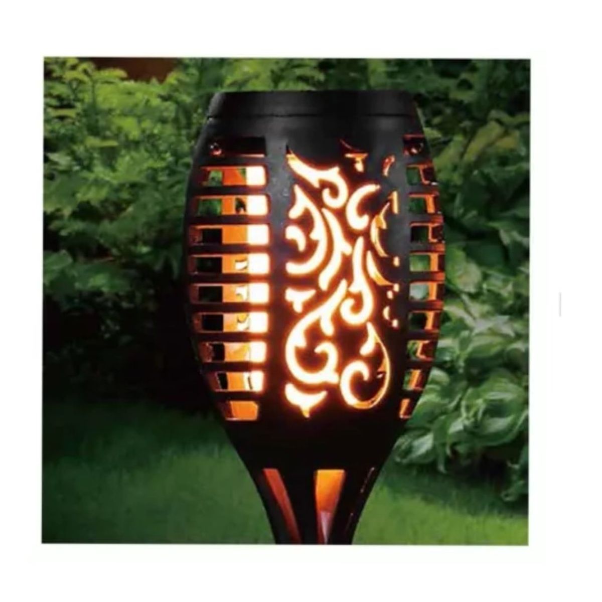 GENERICO - Antorchas Solares 50 Cm Luces De Llama Lamparas Led Estaca