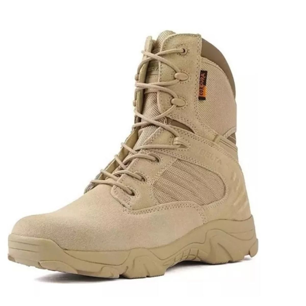 Botas Tacticas Militares Delta Caña Alta ocre, marca DELTA - Foto Principal