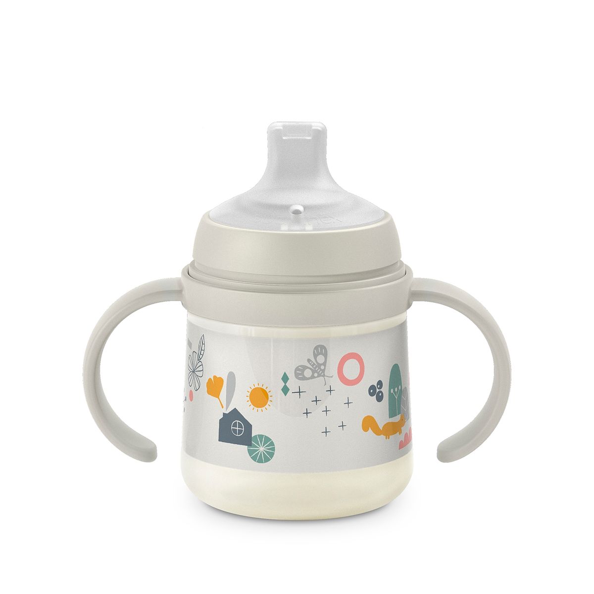 SUAVINEX - MAMADERA ASAS 150 ML SILICONA +6 MESES A WALK GREY