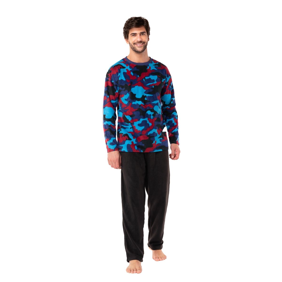 TOP - Pijama Largo Hombre Micropolar Invierno C1 Top