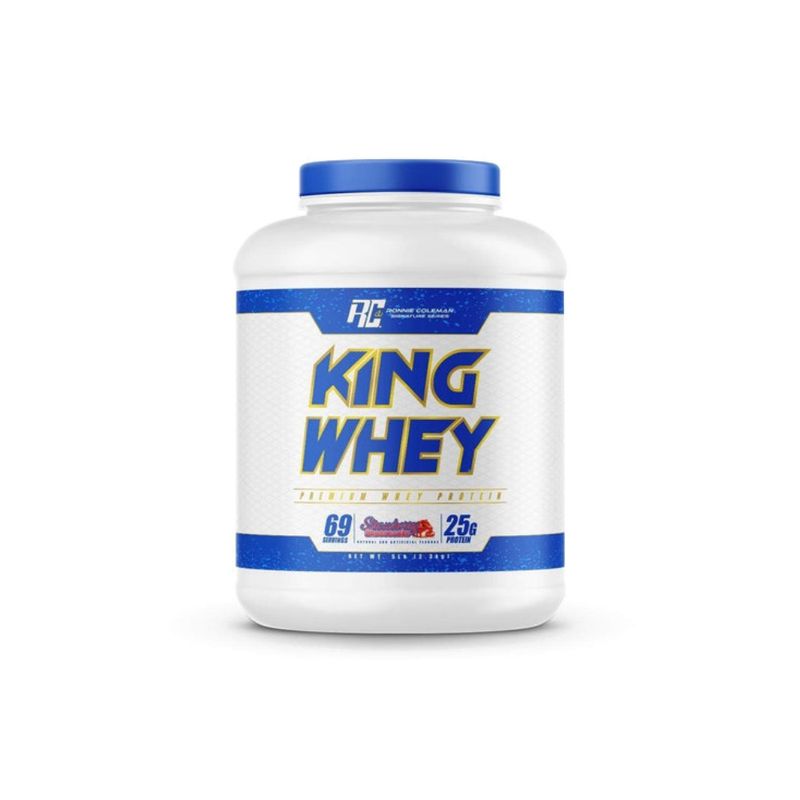 RC - PROTEINA KING WHEY 5LB RONNIE COLEMAN - FRUTILLA