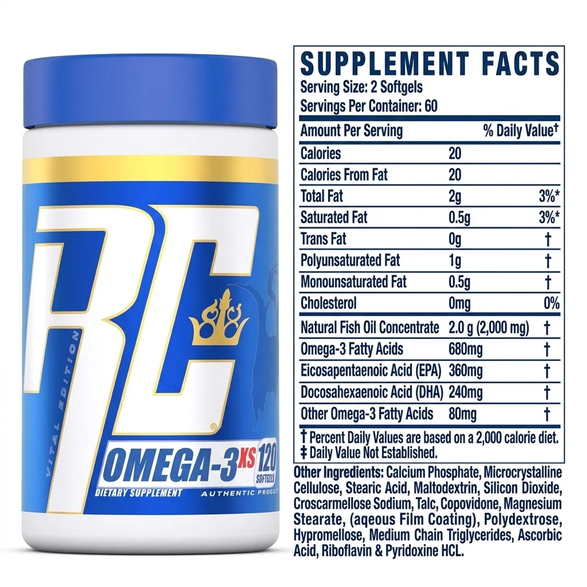 RC - OMEGA-3 RONNIE COLEMAN - 60 Serv