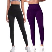 Pack 2 Calzas Polar Sin Costura Mujer. Tiro Extra Largo, colores 330