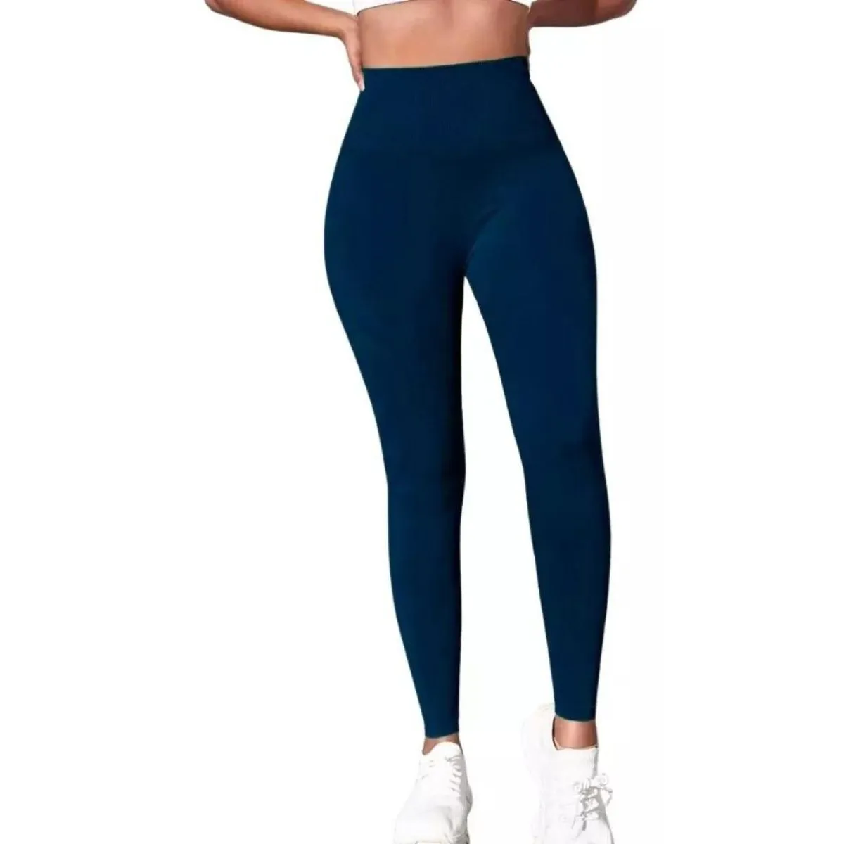 LOOK SHOP - Pack 2 Calzas Polar Sin Costura Mujer. Tiro Extra Largo, colores 330