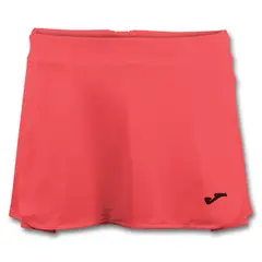 JOMA - Falda Open II Padel o Tenis Coral Fluor
