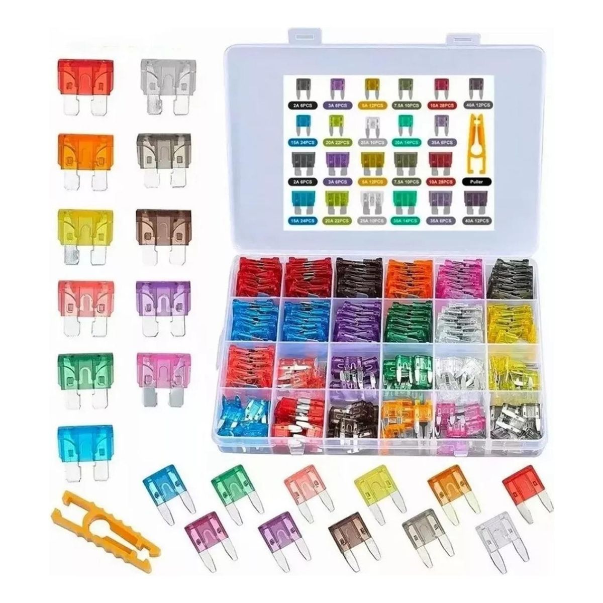 IMPORTCLICK - Kit 300Piezas Fusibles Coche Automotriz Caja