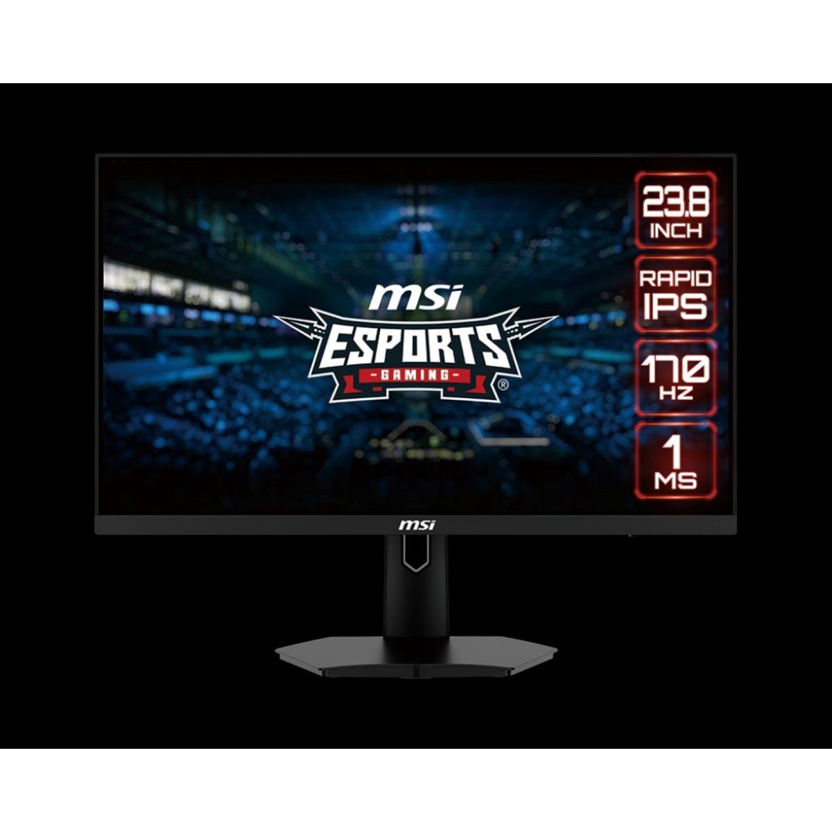 MSI - Monitor Gamer MSI G244F 23.8" Rapid IPS 170 Hz 1ms FHD Negro MSI