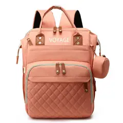 VOYAGE - Mochila Pañalera Maternal 3 en 1 Pink