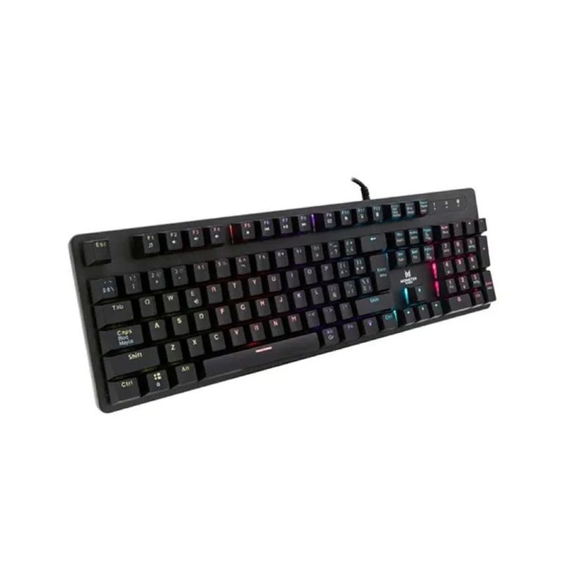 MONSTER - Teclado Gamer Mecanico Rgb Strategy Monster T3118 MONSTER