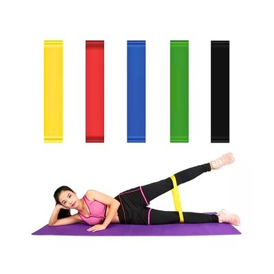 Imagen 2 del producto Pack 5 Bandas Elásticas + 2 Mancuernas 4 Kg C/u Fitness