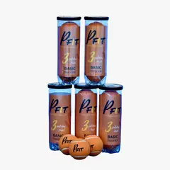 GENERICO - PELOTA PADEL 3 UNIDADES NARANJAS