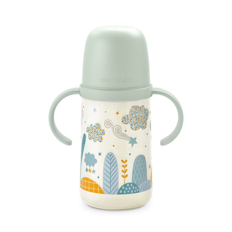 SUAVINEX - MAMADERA ASAS 270 ML SILICONA +6 MESES DREAMS BLUE