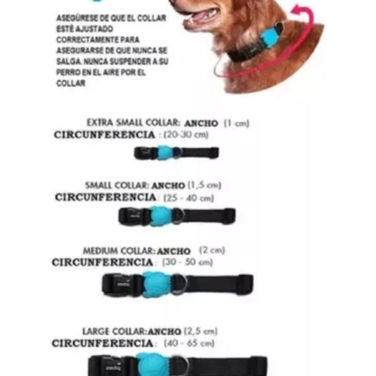 ZEEDOG - Collar Zeedog Para Perro Modelo Stranger Things - Talla L