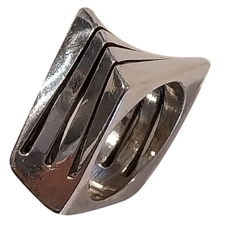 GENERICO - Anillo  BOX de Plata Fina 950