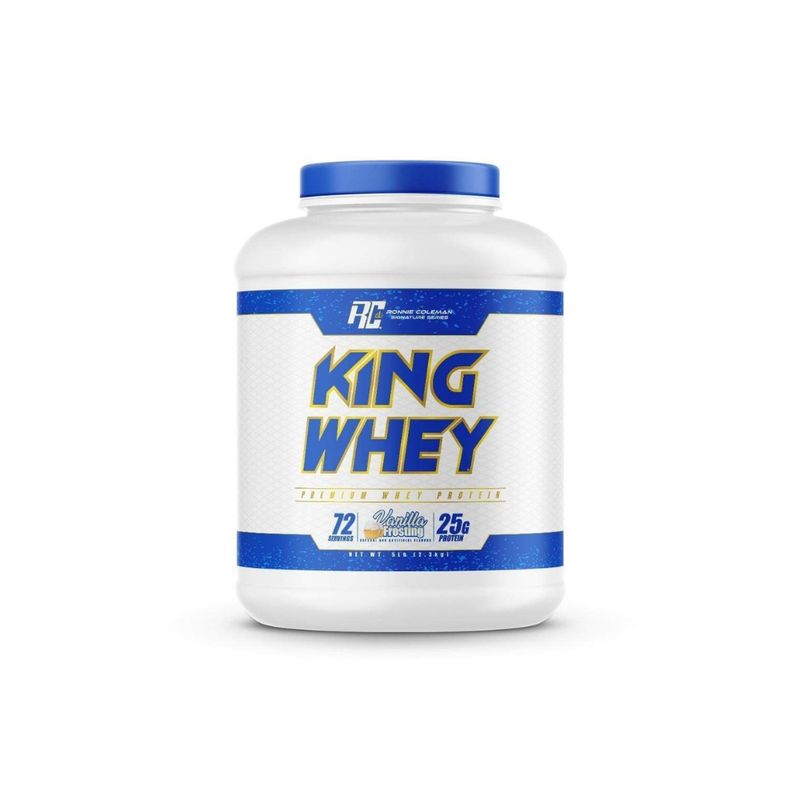 RC - PROTEINA KING WHEY 5LB RONNIE COLEMAN - VAINILLA