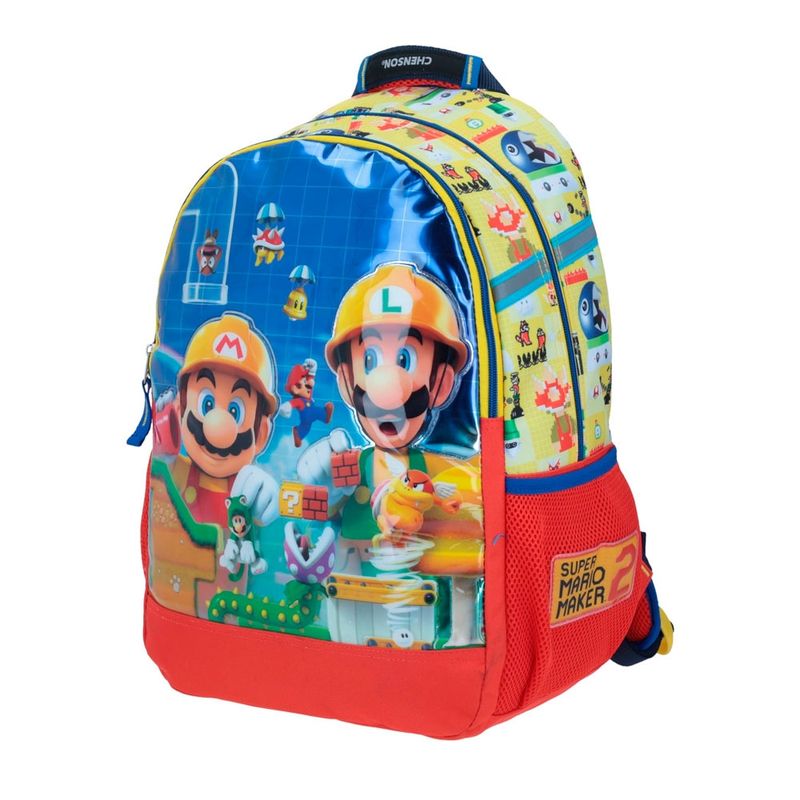 NINTENDO - MOCHILA INFANTIL ORIGINAL SUPER MARIO MAKER