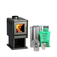 Pack Estufa a Leña Limit 350 + kit de instalación