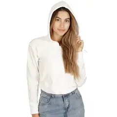 DIVINO JEANS - Polerón Aurora II Blanco