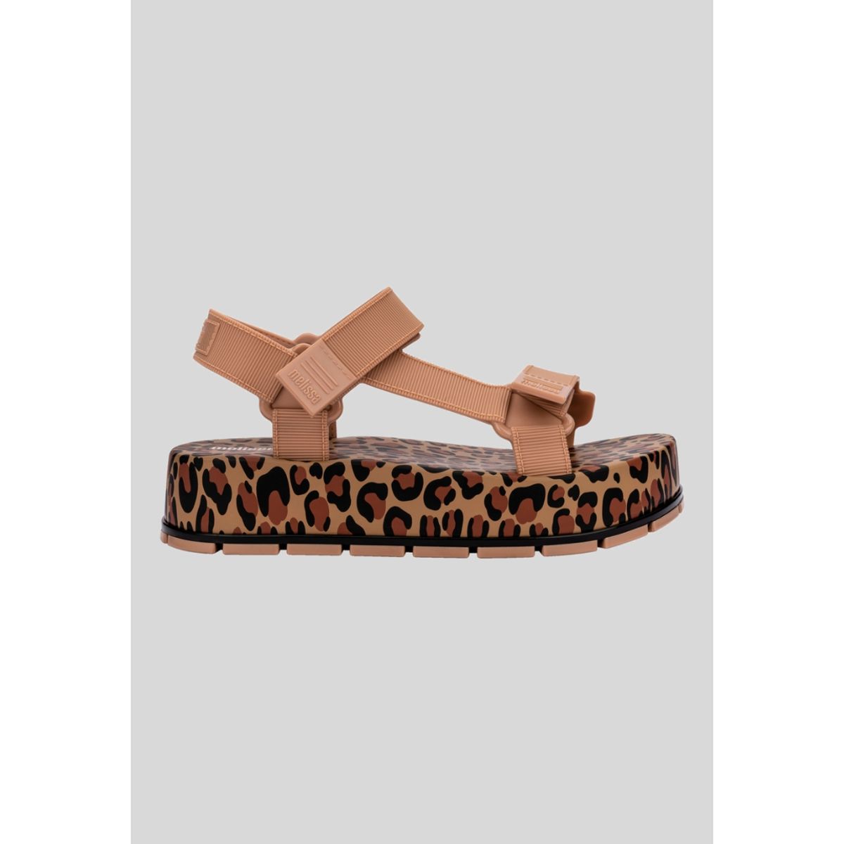 MELISSA - Sandalia Melissa Flowing Platform Beige/Negro/Marron