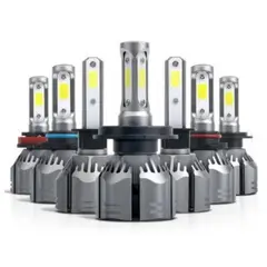 GENERICO - Kit de Bombillos turbos LED H4