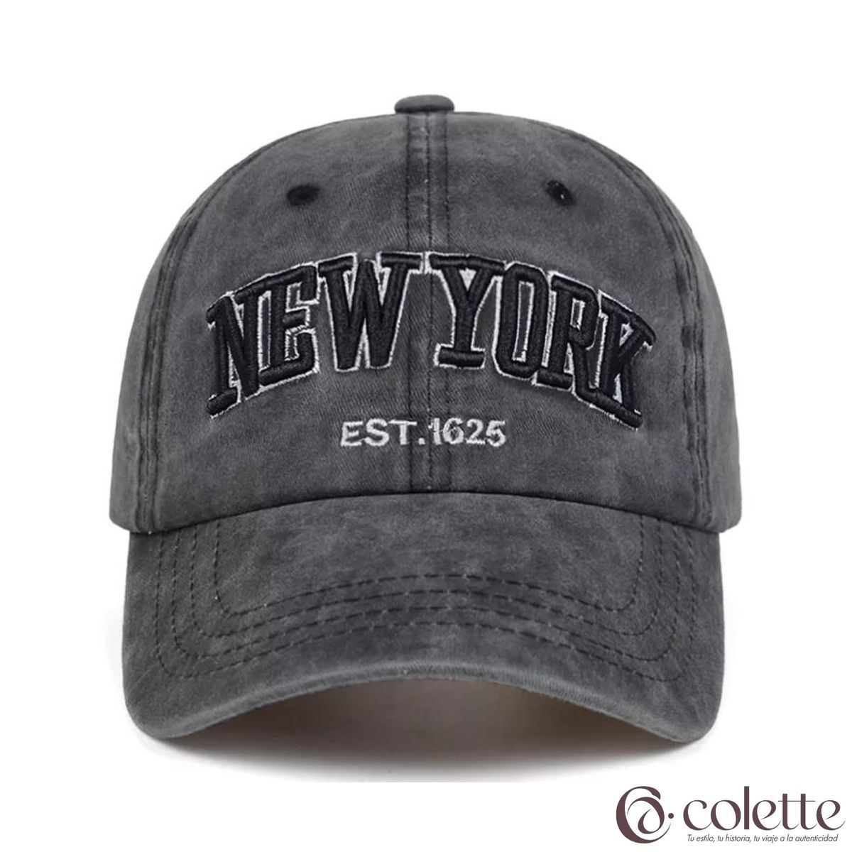 COLETTE - Gorra De Beisbol New York Desgastado Colores Varios