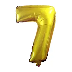 GENERICO - Globo Numero Metalizado 26 Pulgadas 7
